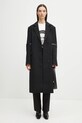Παλτό με προσθήκη μαλλιού Coperni Logo Belted COPM14F1011