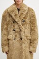 Пальто Andersson Bell Fields Fur Buttons зелёный awa727w
