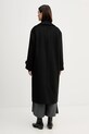 Odzież Pedro del Hierro płaszcz z dodatkiem wełny 7522239 czarny