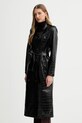 Elisabetta Franchi płaszcz SP00358E2 czarny AW25