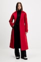 HUGO palton din lână 50547616 rosu AW25