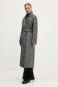 Παλτό από μείγμα μαλλιού HUGO 50547835 μαύρο AW25