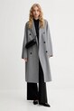 Kabát s vlnou Marc O'Polo 508024371127 šedá AW25