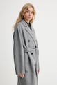 Marc O'Polo płaszcz z wełną 508024371127 szary