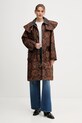 Barbour płaszcz x Farm Rio LWX1503 pomarańczowy AW25