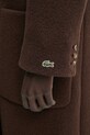 Lacoste wool coat BF5306 brown