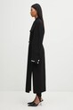 Μάλλινο παλτό Sportmax OLIO 2522016021600 μαύρο AW25