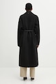 Îmbrăcăminte Sportmax palton de lână ABATE 2522016031600 negru
