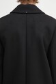Вълнено палто Sportmax ALA черен 2522016042600