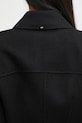 Sportmax płaszcz wełniany EGEO czarny 2522086011600