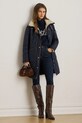 Пуховая куртка Lauren Ralph Lauren с подкладкой тёмно-синий 297P04107
