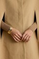 Lauren Ralph Lauren płaszcz z dodatkiem wełny 297P04145 beżowy