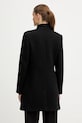 Odzież Morgan płaszcz z dodatkiem wełny GCLIPE czarny