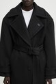 WRSTBHVR płaszcz z dodatkiem wełny Raya czarny U5225TD.3213