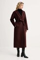Шерстяное пальто Filippa K 32512.FK коричневый AW25