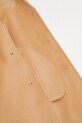 Maison Kitsuné płaszcz wełniany Doubleface PW02211WQ4067 brązowy