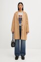 Maison Kitsuné płaszcz wełniany Doubleface PW02211WQ4067
