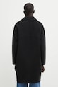Дрехи Вълнено палто Maison Kitsuné Doubleface PW02211WQ4067 черен
