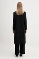 Odzież Sisley płaszcz z dodatkiem wełny 2YABLN06D czarny