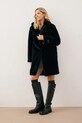 Odzież Bizuu płaszcz ROMA ROMA.CZARNY.AW25 czarny
