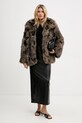 Haveone płaszcz KMA.P042 brązowy AW25