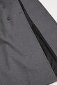 Kabát s prímesou vlny GANNI Peacoat Wool Long W0929