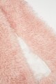GANNI płaszcz Long Pile Alternative Fur Midi W1000 różowy