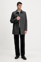 Bally płaszcz wełniany M0BA308F szary AW25