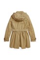 Dziewczynka Polo Ralph Lauren trencz bawełniany dziecięcy 313915796001 beżowy
