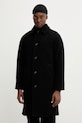 Вълнено палто A.P.C. manteau gaston WVBEH.H01516 черен AW25