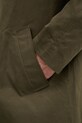 A.P.C. płaszcz bawełniany mac gaspard COHIL.M01548 zielony