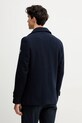 Îmbrăcăminte Hackett London haină cu lână HM4000041 bleumarin