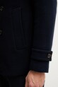 Hackett London haină cu lână HM4000041 bleumarin