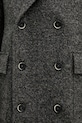 BARENA VENEZIA płaszcz z wełną Capospalla Gazabin CSU5235.496 szary