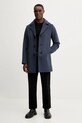 Guess płaszcz z dodatkiem wełny M4BL3S.WGJ82 niebieski AW25