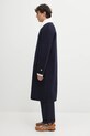 Drôle de Monsieur haină cu lână Le Manteau Pinstripes I.CT143.WO041 bleumarin AW25