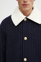 Drôle de Monsieur haină cu lână Le Manteau Pinstripes I.CT143.WO041