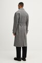 Îmbrăcăminte Drôle de Monsieur palton de lână Le Manteau Tweed I.CT147.WV014 gri