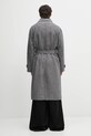 Îmbrăcăminte Drôle de Monsieur palton de lână Le Manteau Tweed I.CT147.WV014 gri