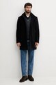 Joop! płaszcz z dodatkiem wełny 30048803 granatowy AW25