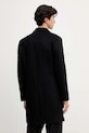 Îmbrăcăminte Tommy Hilfiger palton de lână MW0MW40768 negru