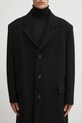 MM6 Maison Margiela płaszcz wełniany czarny SH2AA0014.M35469.900