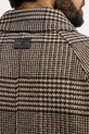 Tommy Hilfiger płaszcz z dodatkiem wełny MW0MW40633 brązowy