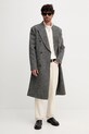 Tommy Hilfiger płaszcz wełniany MW0MW40763 czarny AW25