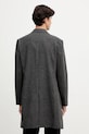 Odzież Tommy Hilfiger płaszcz z dodatkiem wełny MW0MW40769 szary