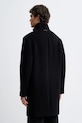 Odzież Calvin Klein płaszcz z dodatkiem wełny LV04LD457G czarny