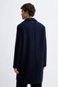 Odzież Calvin Klein płaszcz z dodatkiem wełny LV04LD900G granatowy