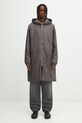 Rick Owens DRKSHDW płaszcz Sealed Windbreaker pozostałe brązowy DU02E7973.NP