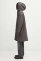 Rick Owens DRKSHDW płaszcz Sealed Windbreaker DU02E7973.NP brązowy AW25