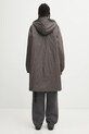 Odzież Rick Owens DRKSHDW płaszcz Sealed Windbreaker DU02E7973.NP brązowy